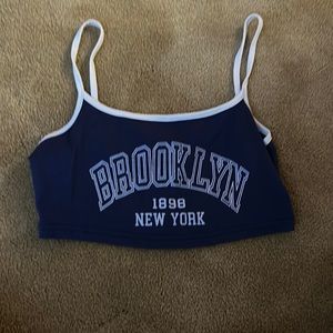 Brooklyn crop tank